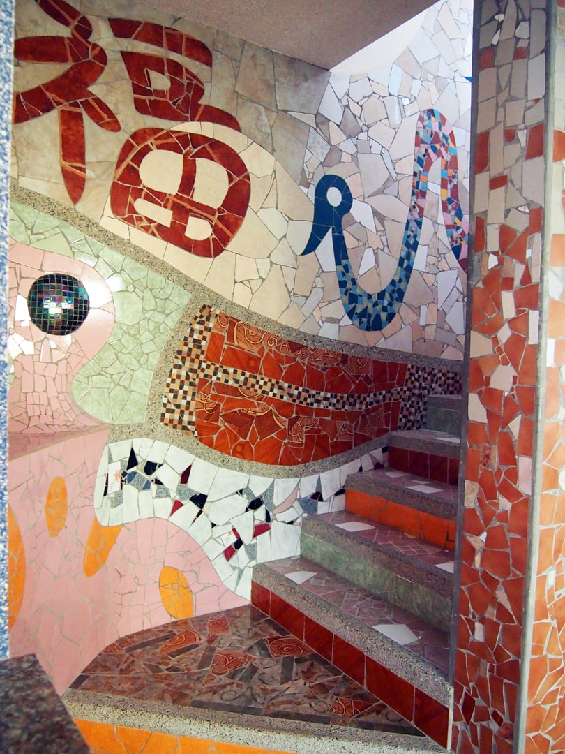 Mosaic staircase by David Basantes